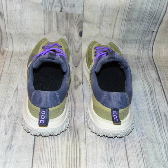 NIKE ACG Mountain Fly 2 Low Neutral Olive Mountain Grape Sneakers Mens Size 13 - Picture 5 of 7